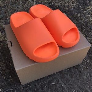 Adidas Yeezy Slides Enflame Orange